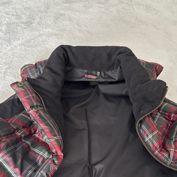Eddie Bauer Women's Tartan Plaid Full Zip Goose Down Puffer Vest Size XL EUC - Picture 12 of 12